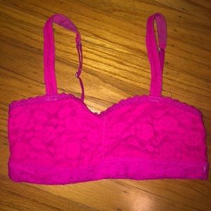 hot pink bralette